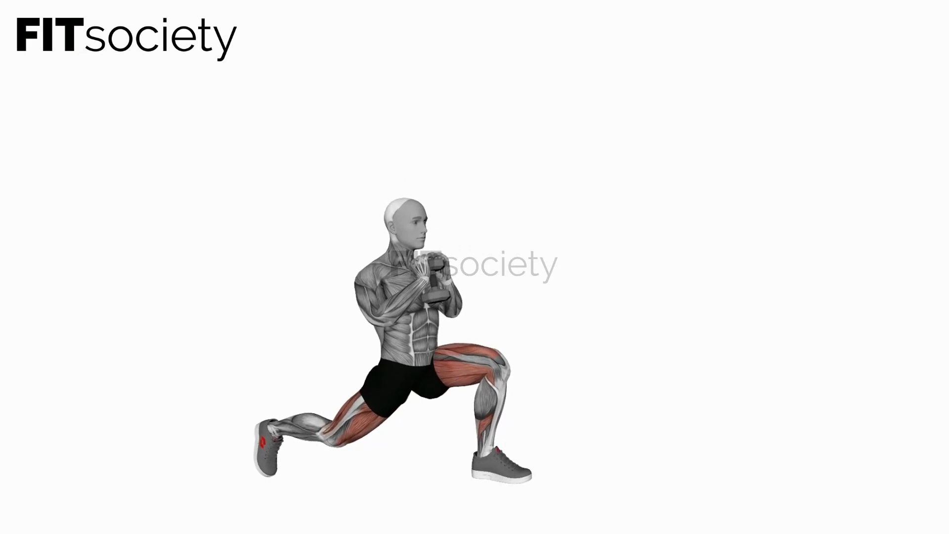 Dumbbell Goblet Curtsy Lunge
