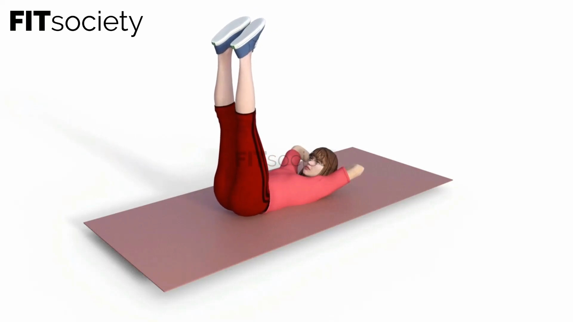 Raised Legs Reverse Crunches