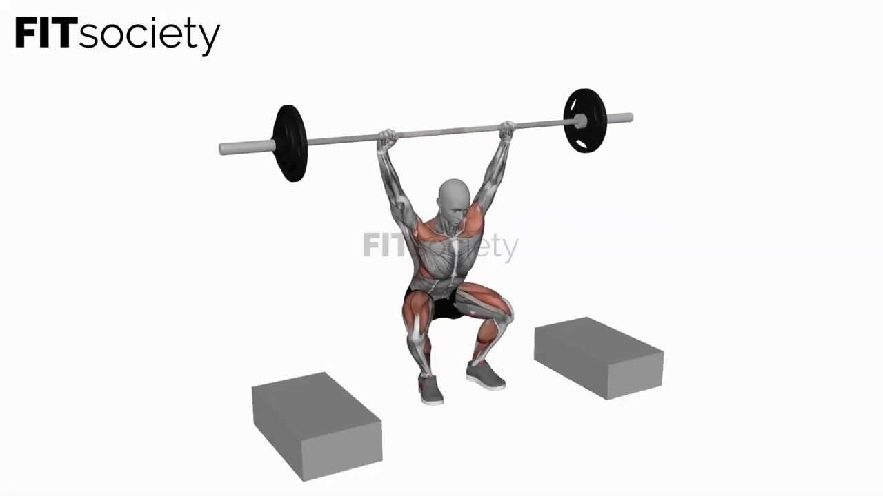 Barbell Snatch From Blocks