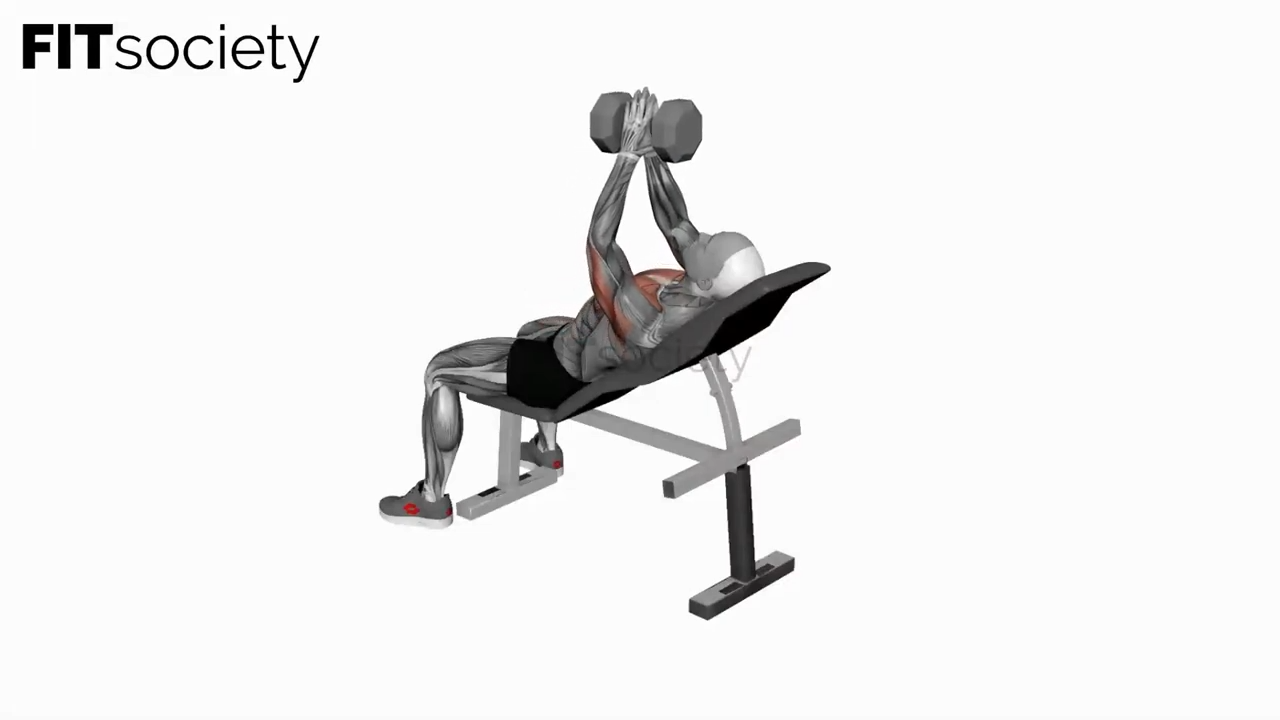 Dumbbell Incline Svend Close-Grip Press