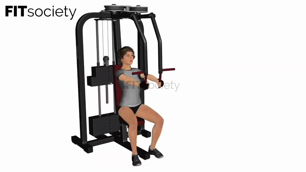Chest Fly Machine - Woman Example