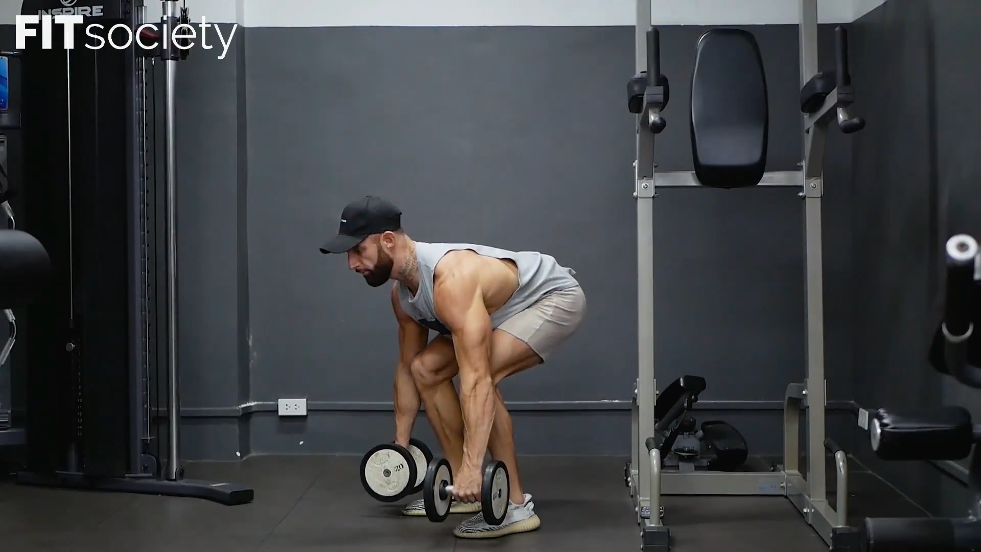 Dumbbell Deadlifts