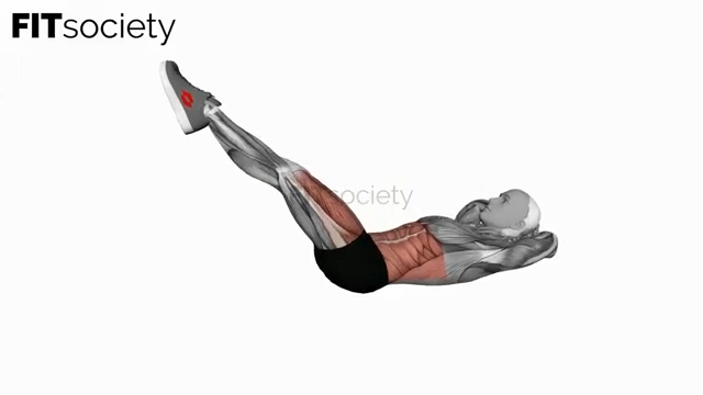 Bicycle Twisting Crunch