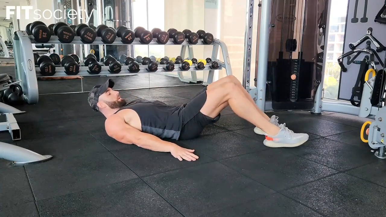 Elevación de cadera con rodillas flexionadas