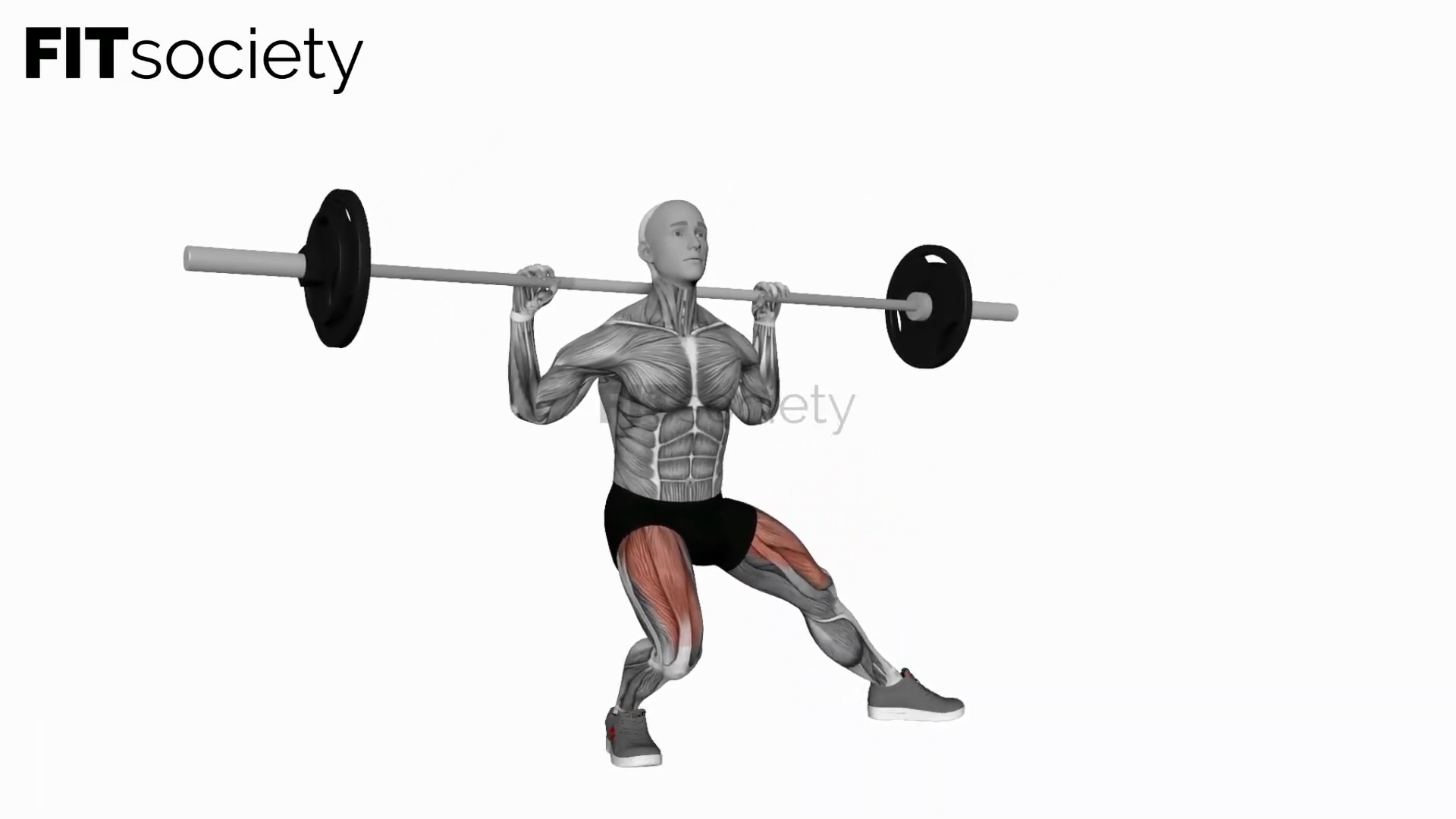 Barbell Side Split Squat
