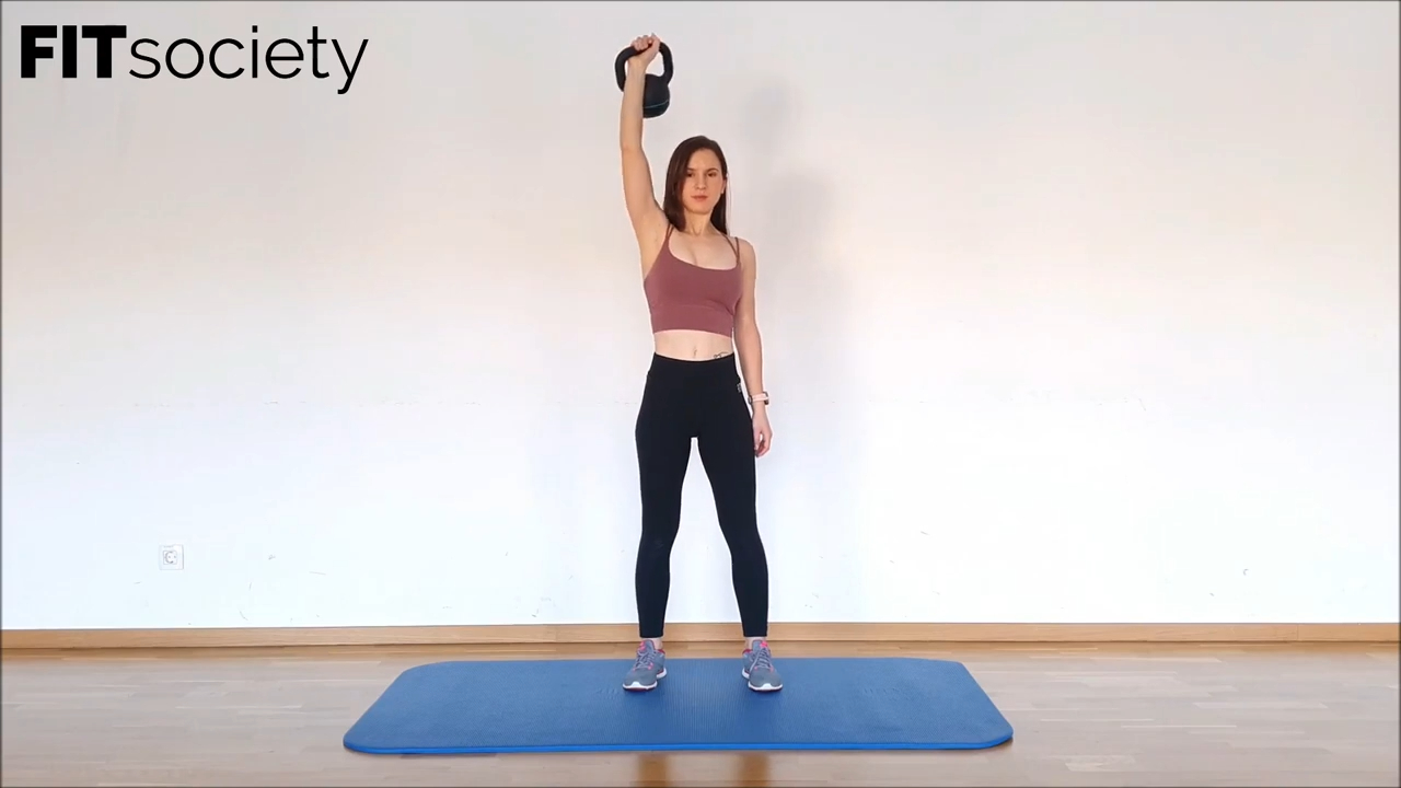 Kettlebell Single-Arm Overhead Press