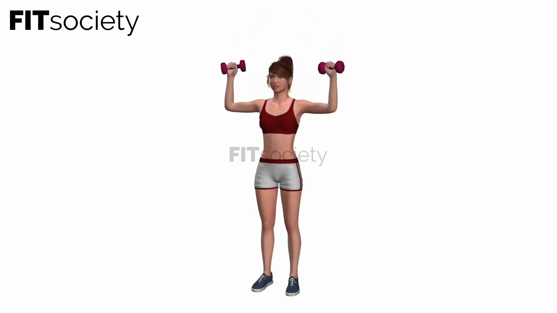 Elbow Squeeze to Shoulder Press