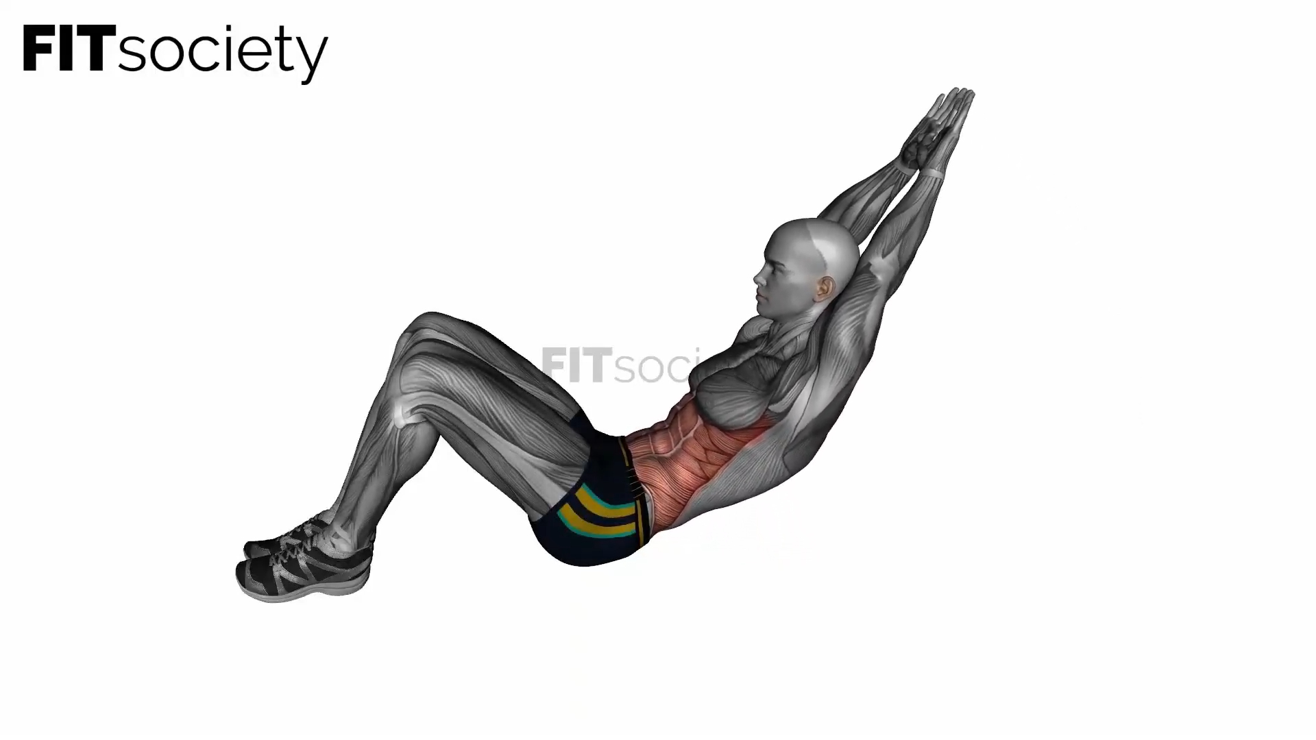 Long Arm Crunches