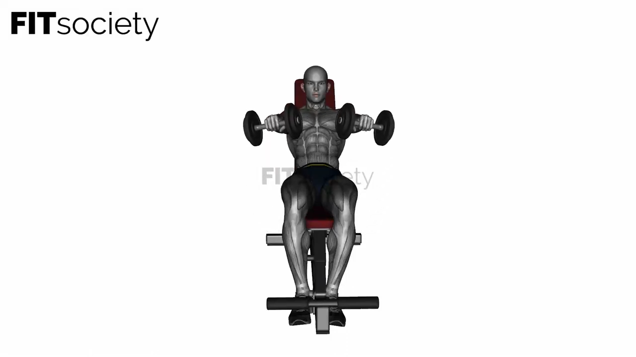 Incline Dumbbell Front Raise