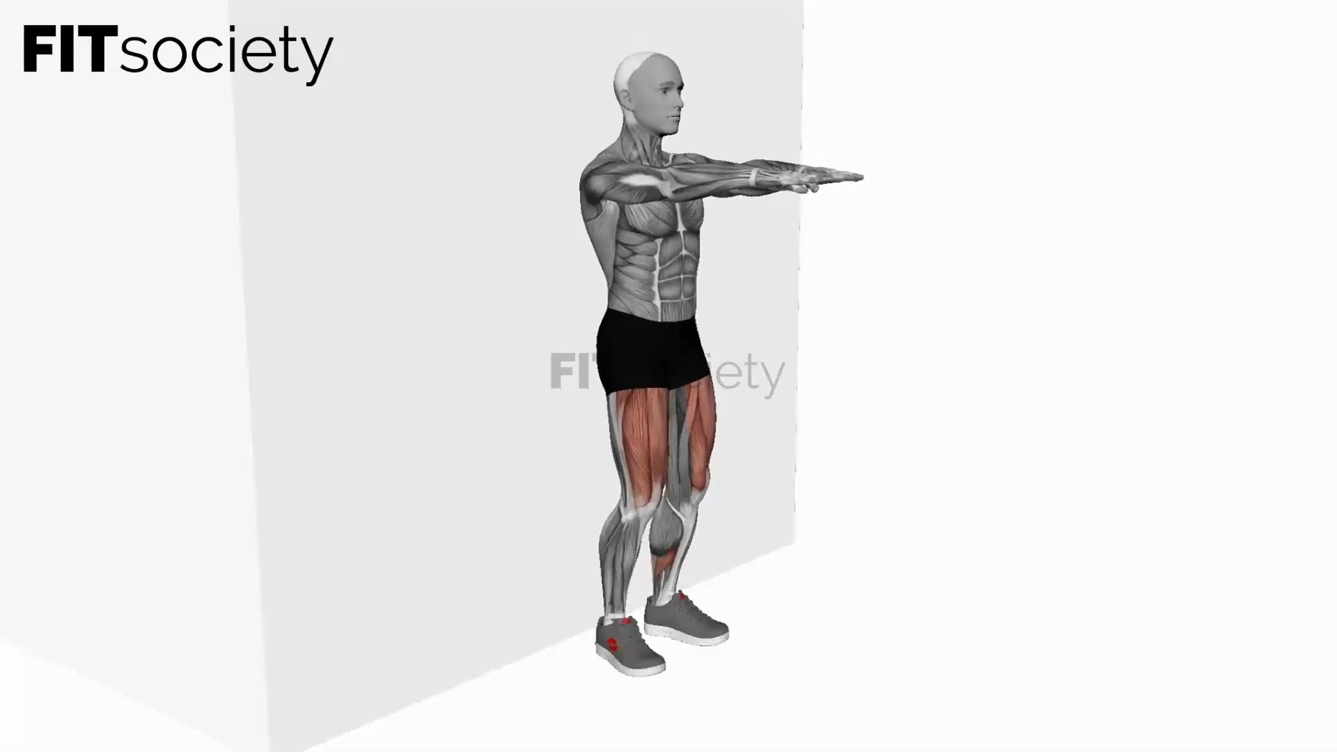 Bodyweight Wall Squat