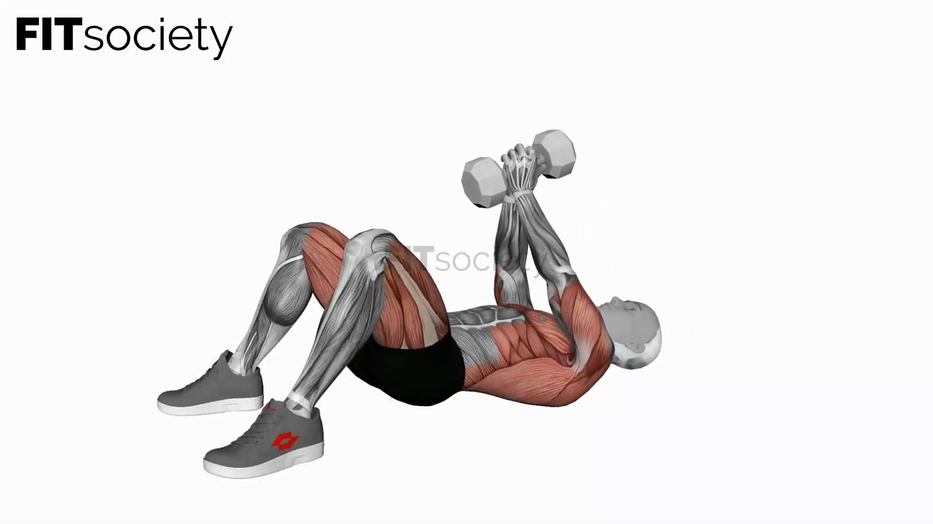 Dumbbell Pullover On Floor