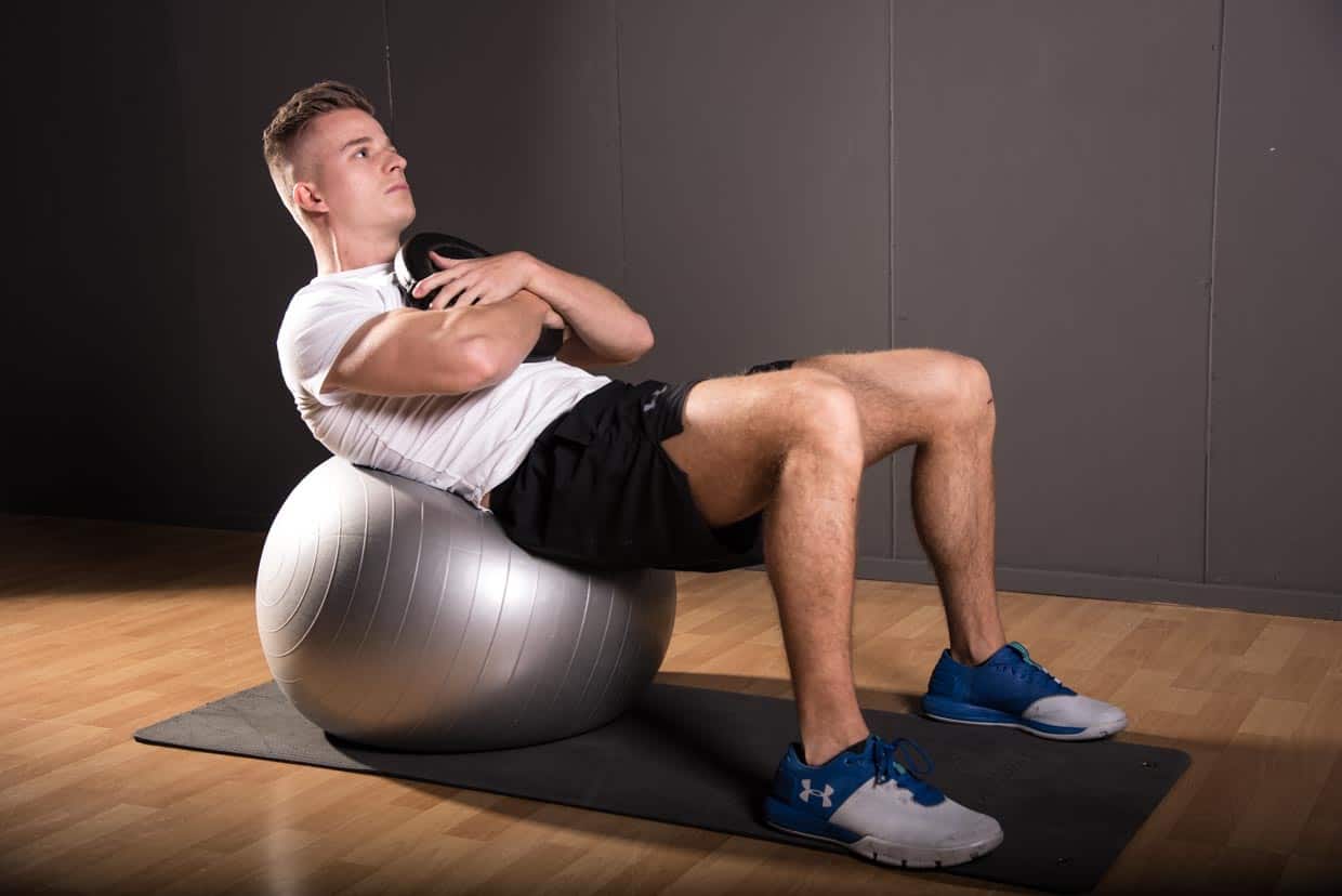Weighted Crunch on Stability Ball