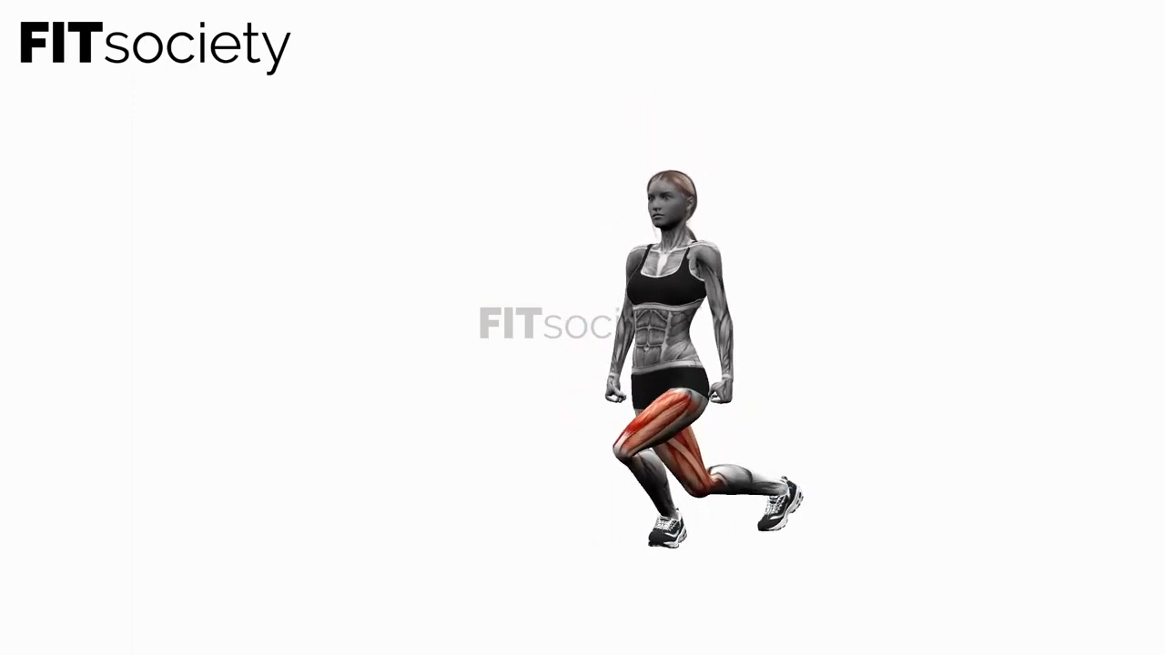 Bodyweight Curtsy Lunge