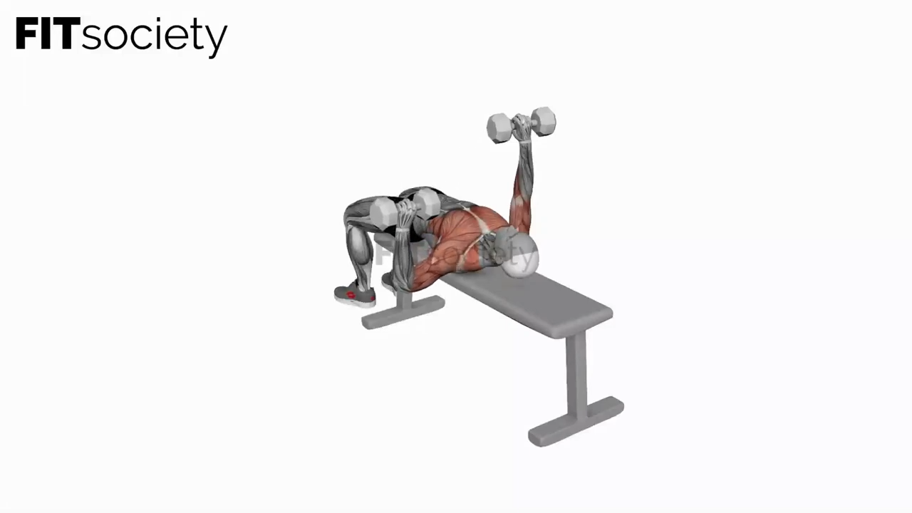 Dumbbell Alternate Bench Press (High Start)