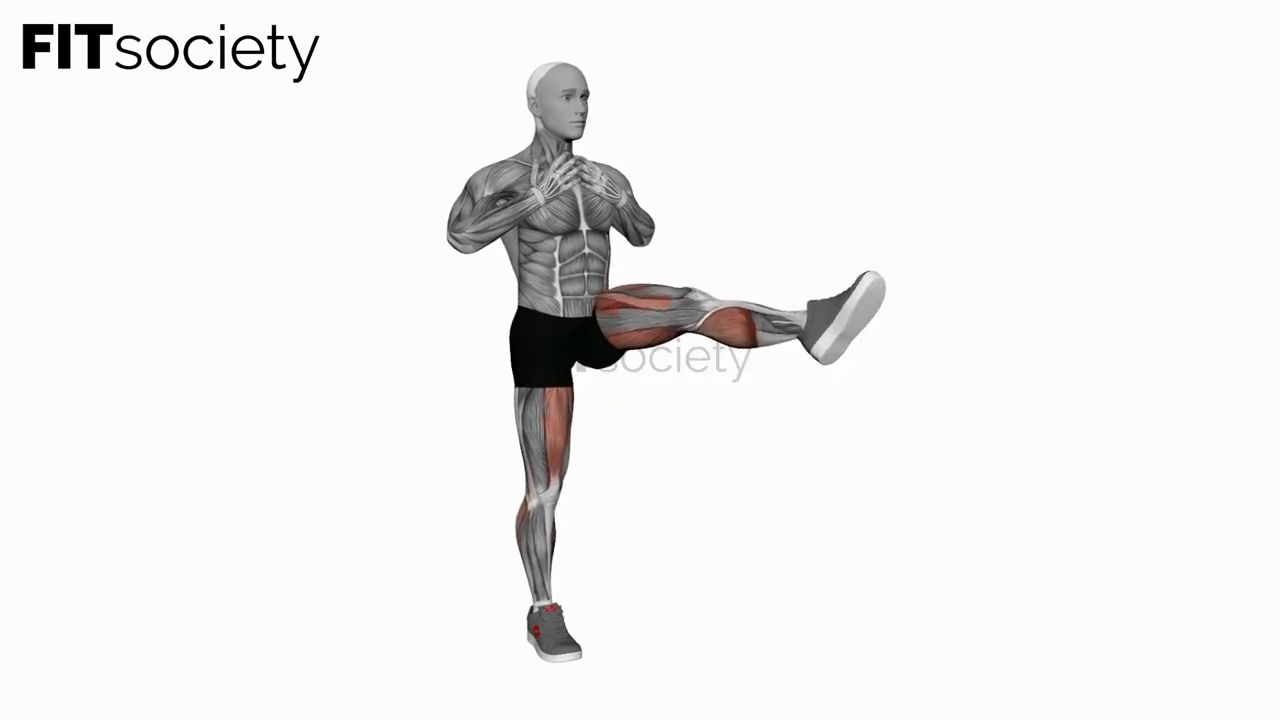 Crossed Arms Front Leg Kick