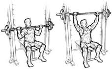 Développé épaules à la Smith Machine