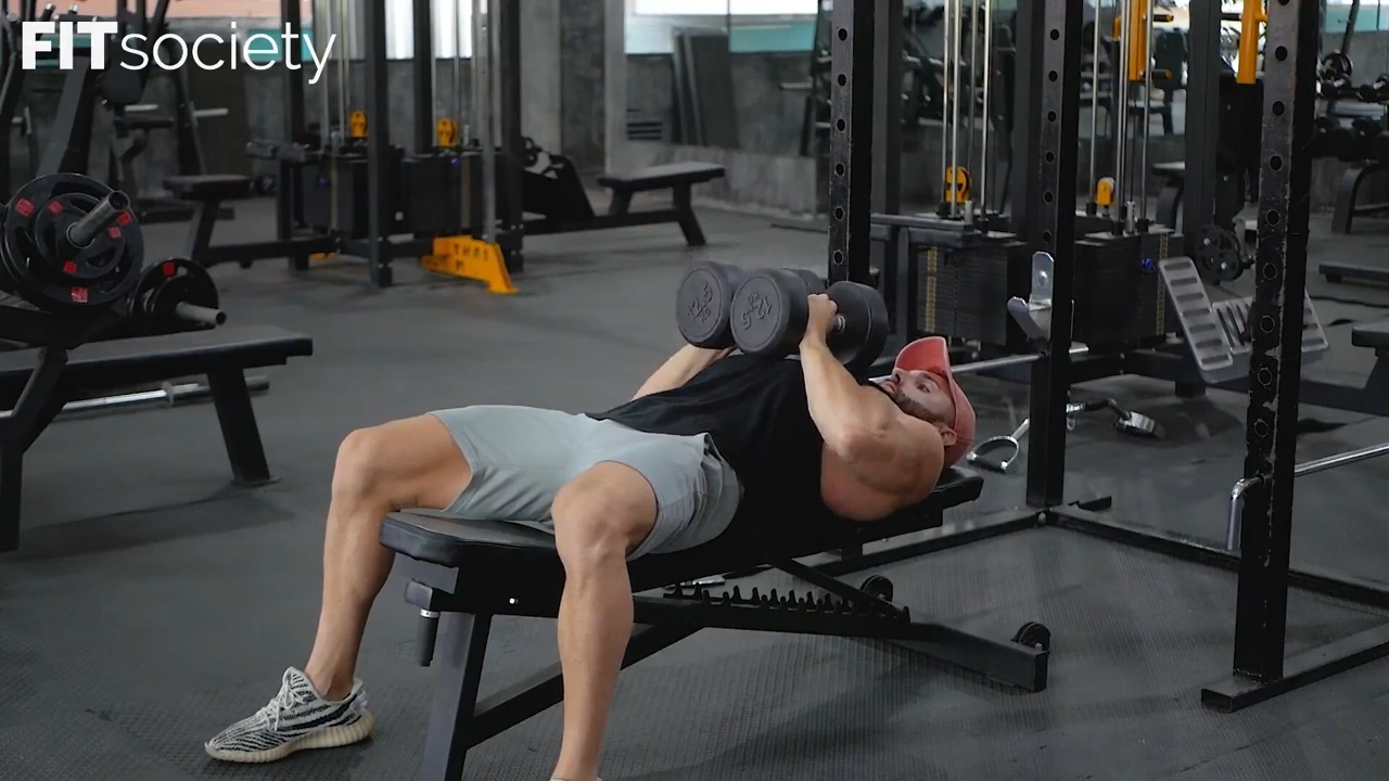 Dumbbell Squeeze Press