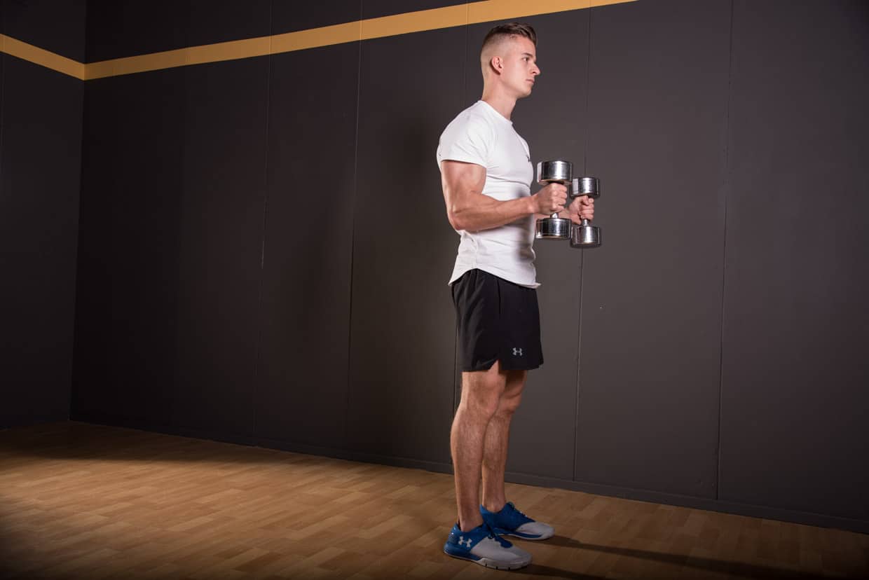Dumbbel reverse curl