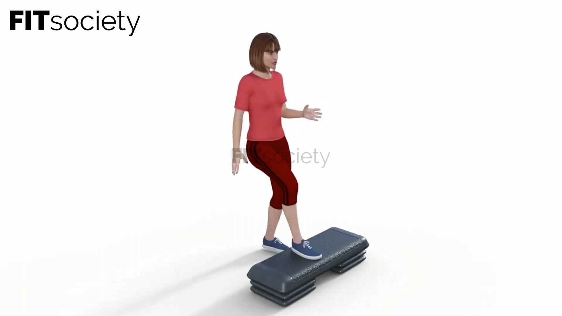 Aerobic Step to High Knee