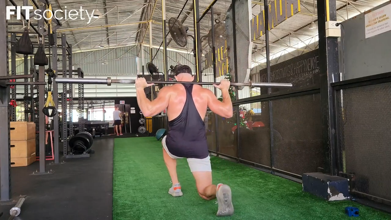 Walking Barbell Lunge