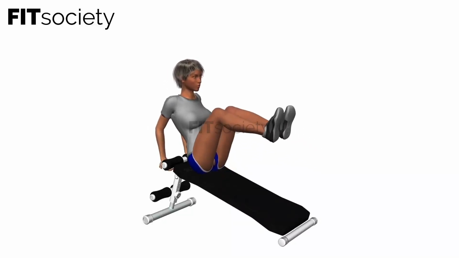 Relevés de jambes sur banc décliné