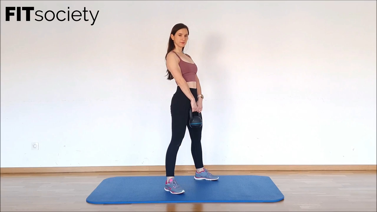 Kettlebell-Kniebeuge