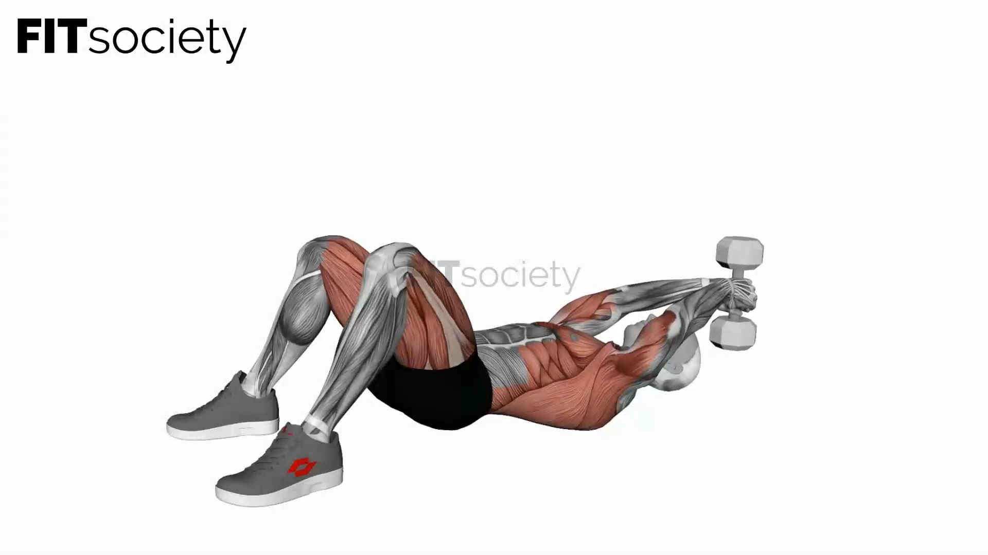 Dumbbell Pullover On Floor