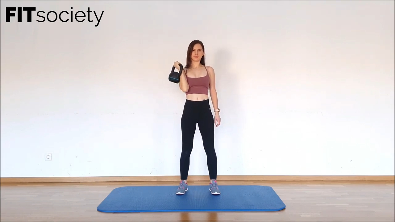 Kettlebell Single-Arm Overhead Press