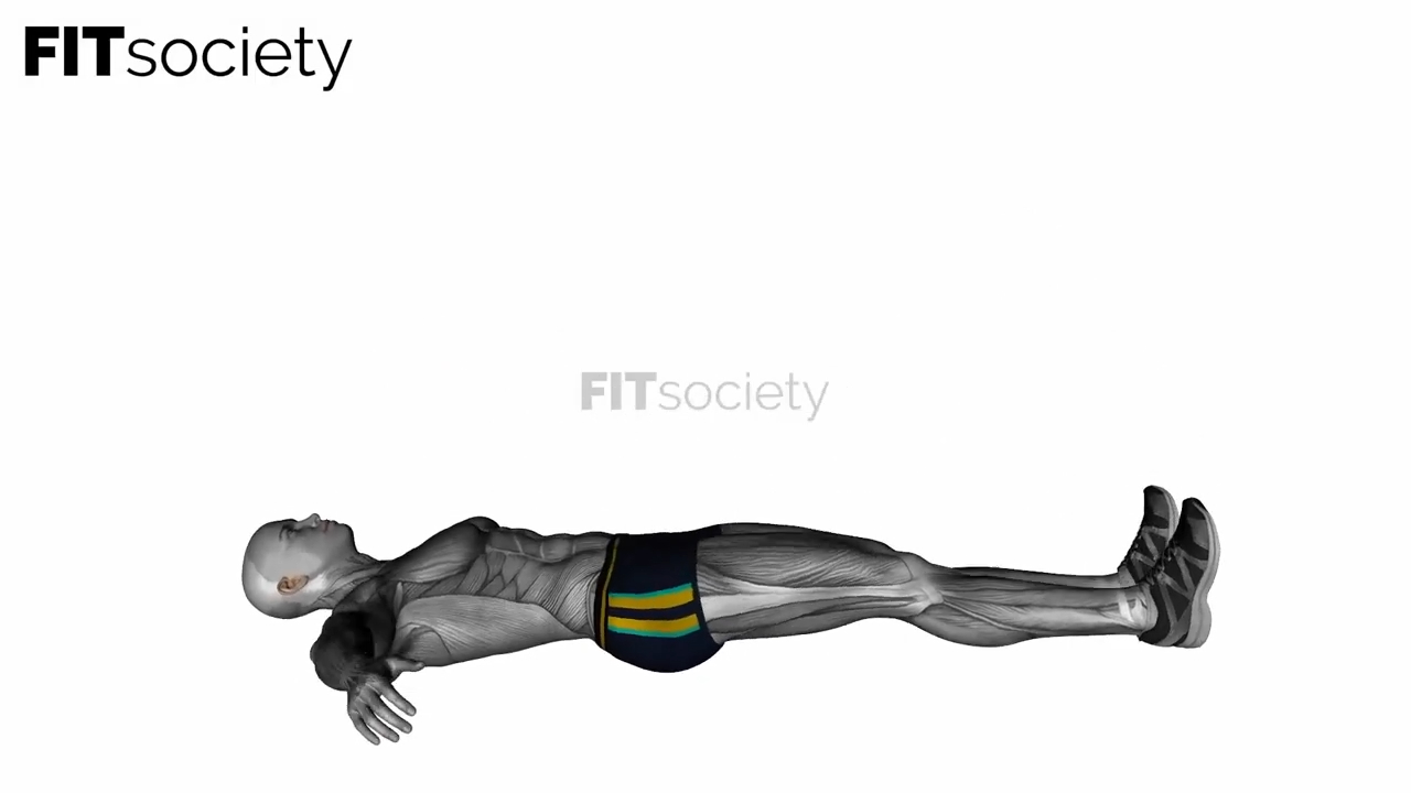 Lying Hip Flexor Stretch