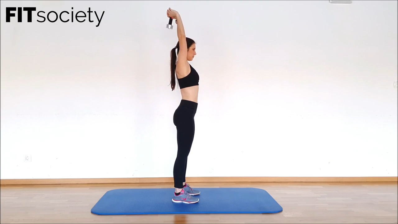 Dumbbell Triceps Overhead Extension