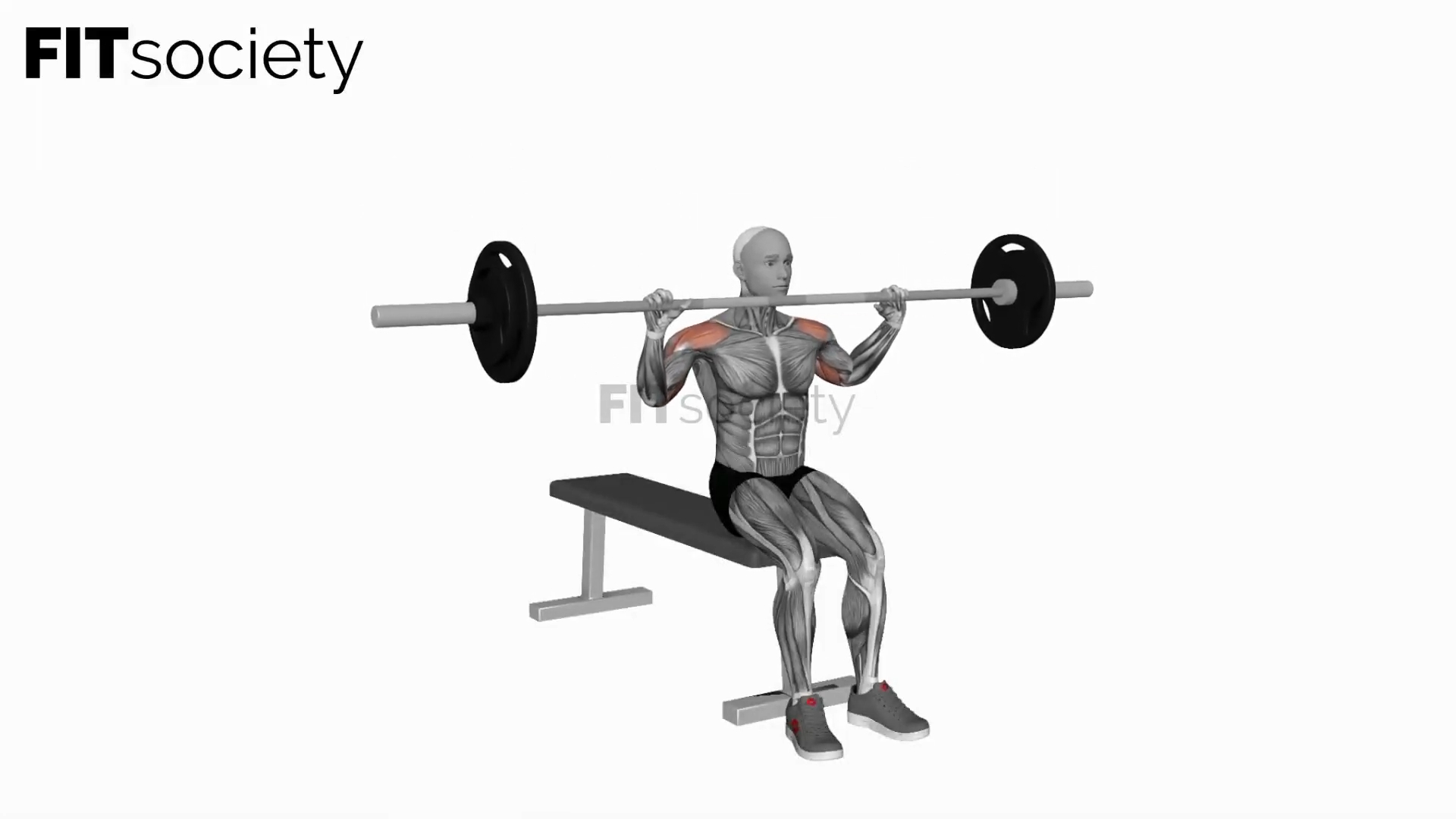 Barbell Seated Overhead Press