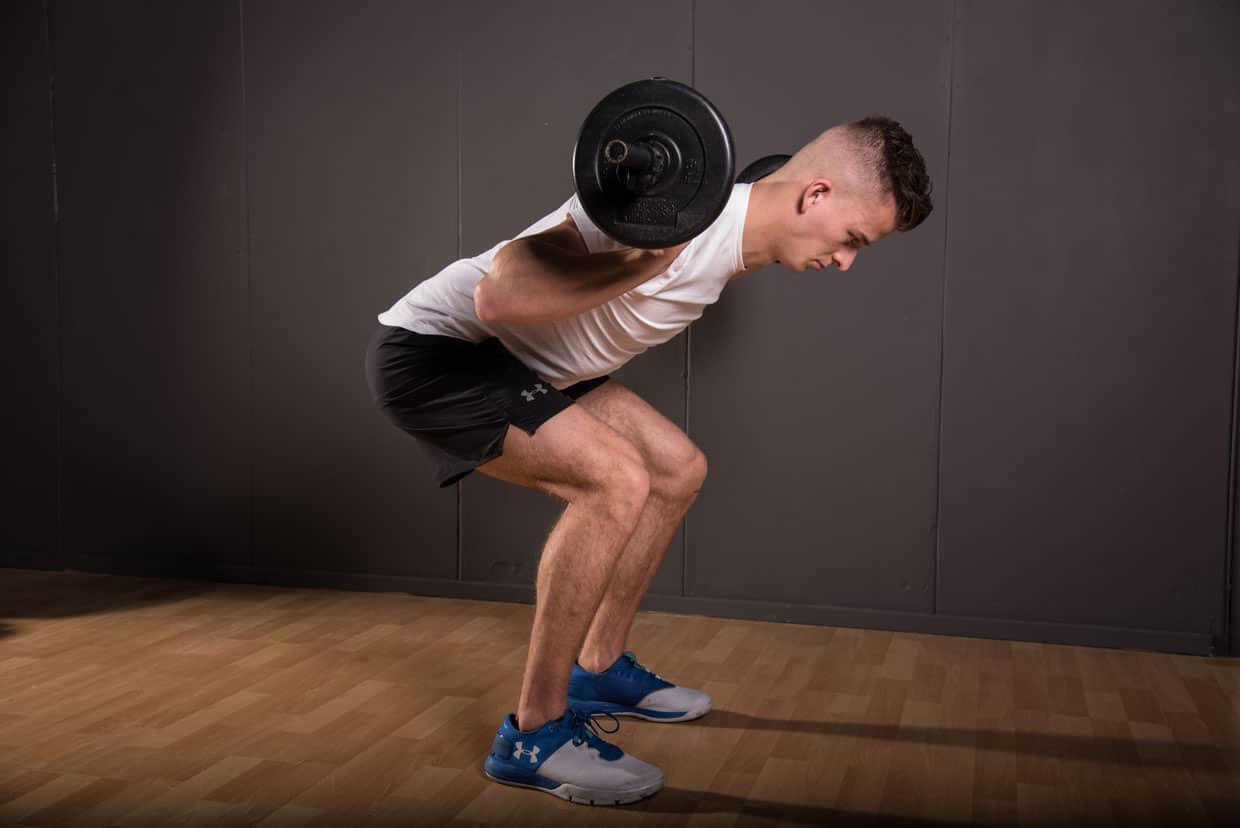 Barbell Bent Knee Good-morning
