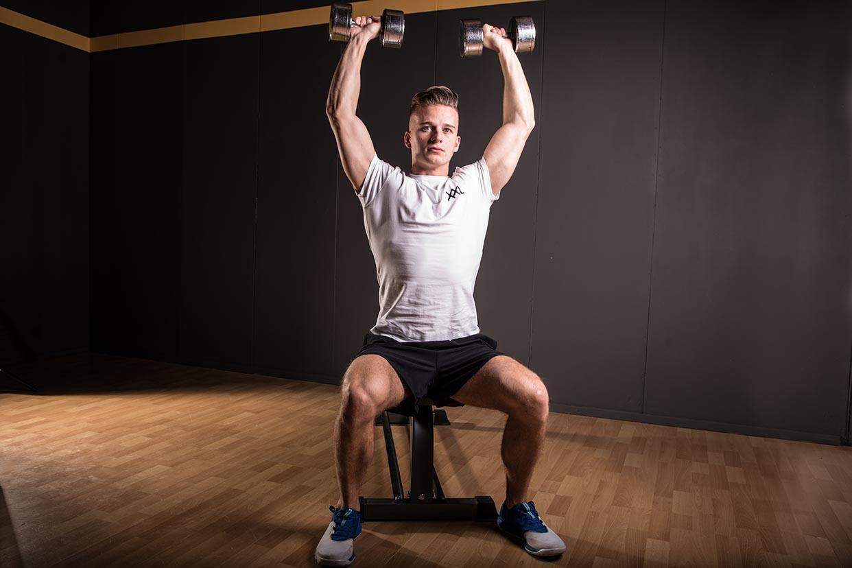 Seated Dumbbell Shoulder Press