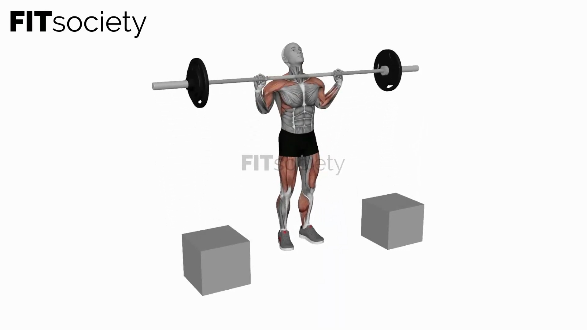 Barbell Power Clean From Blocks