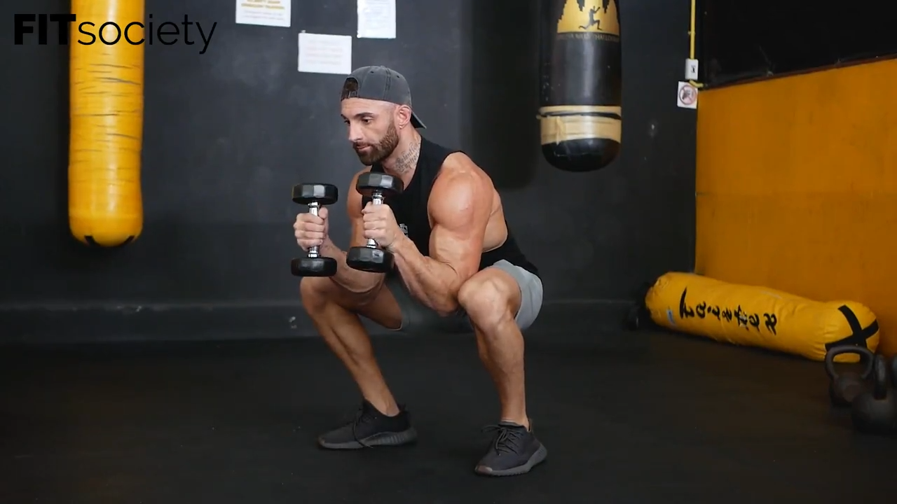 Squat Bicep Curls