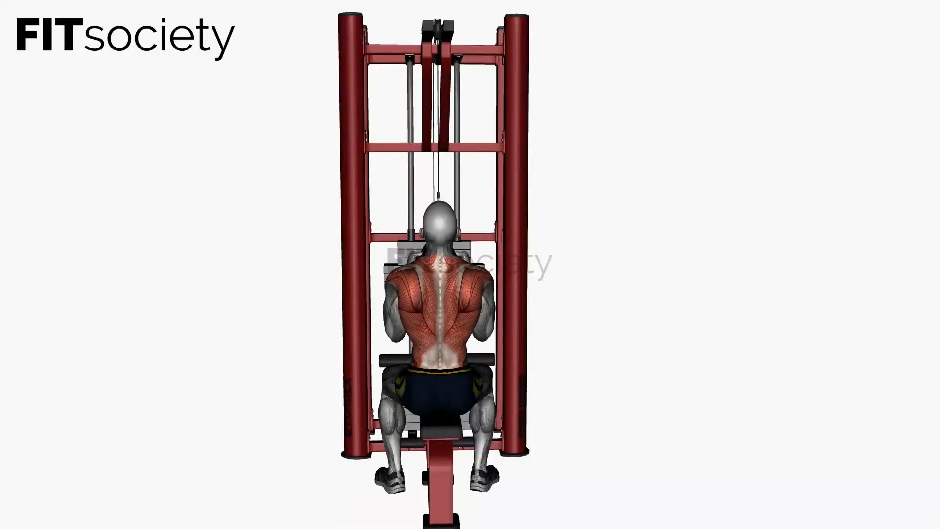 Tirage vertical avec barre en V