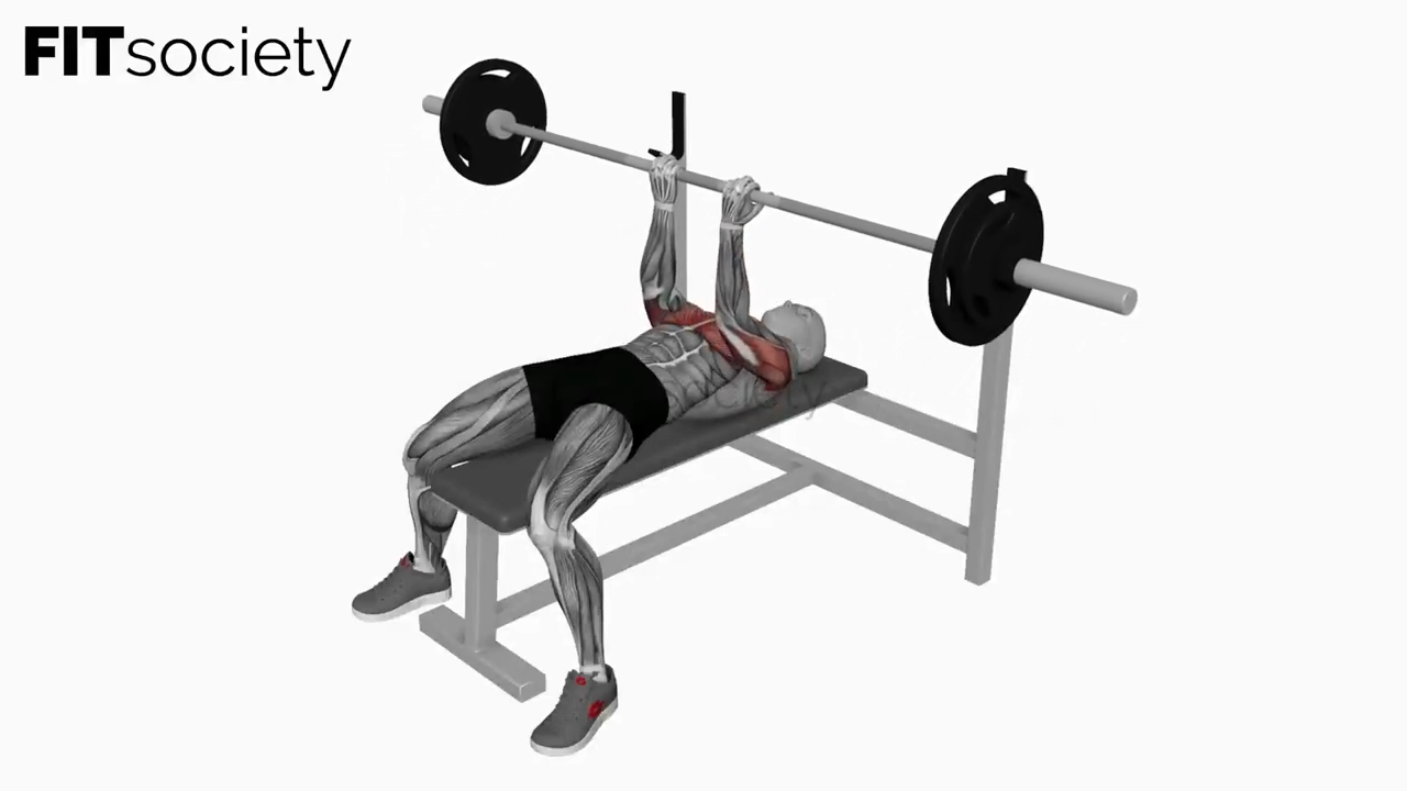 Barbell Reverse Close Grip Bench Press