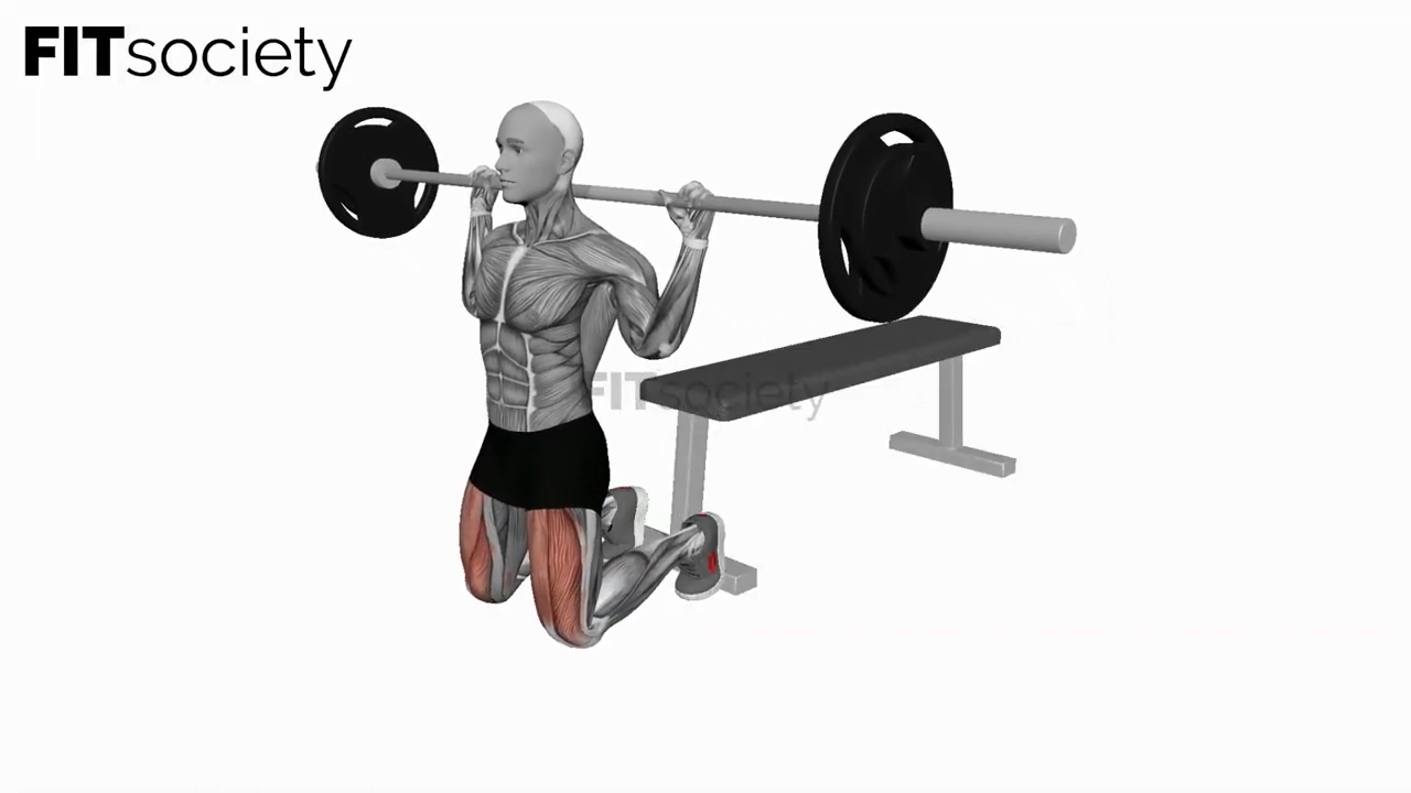 Barbell Kneeling Squat