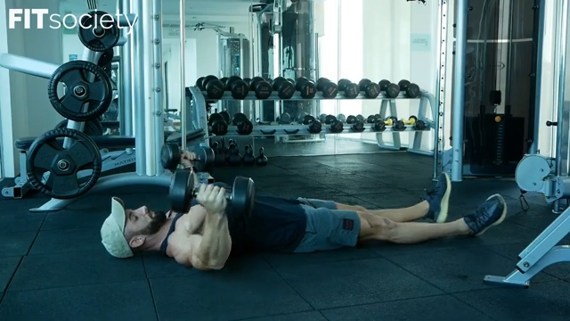 Dumbbell Flyes - Floor