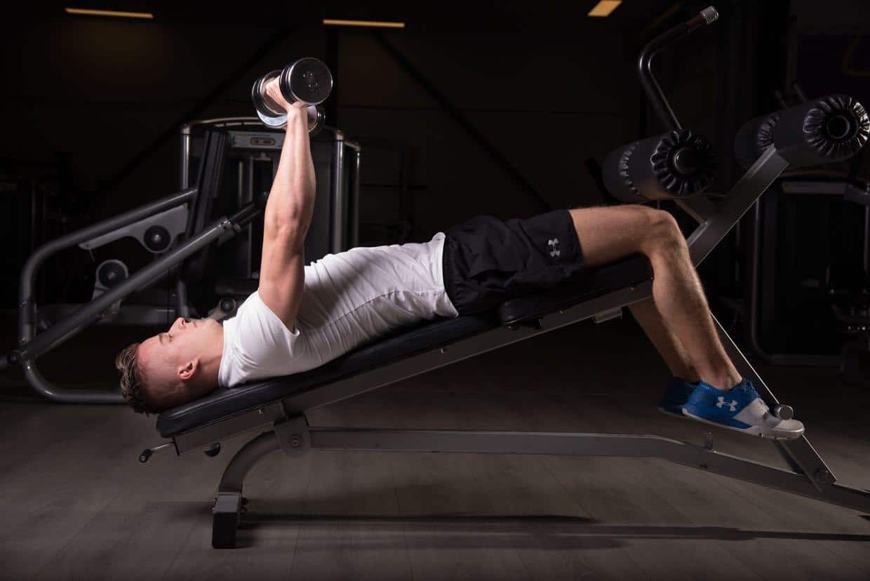 Decline Dumbbell Chest Press