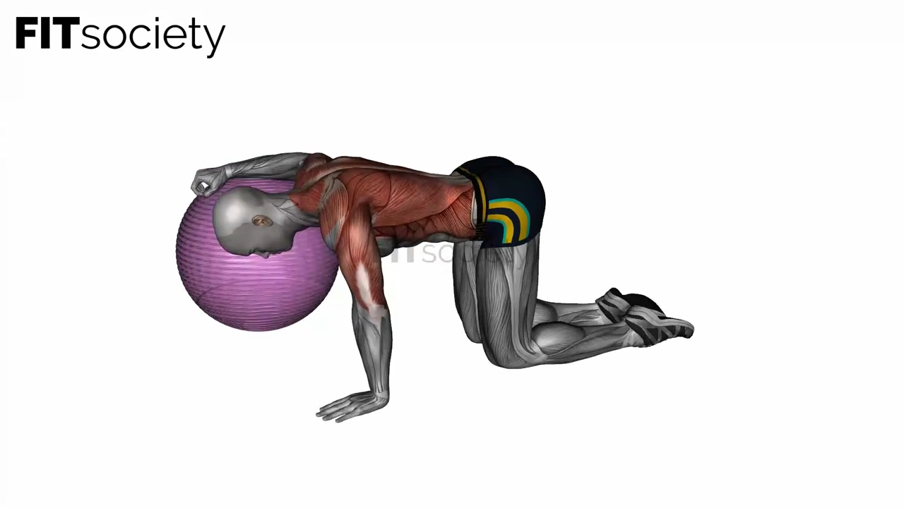 Chest Stretch With Exercise Ball