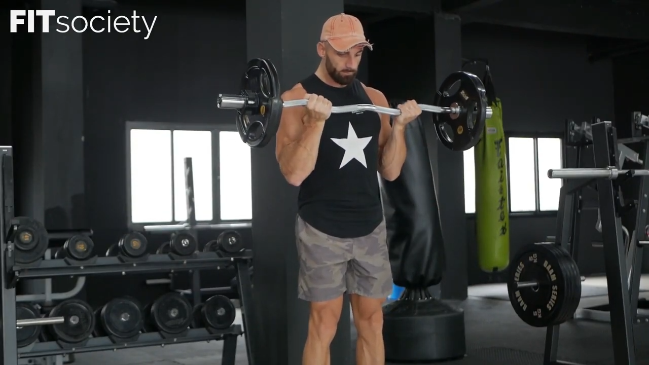 EZ-Bar Curls