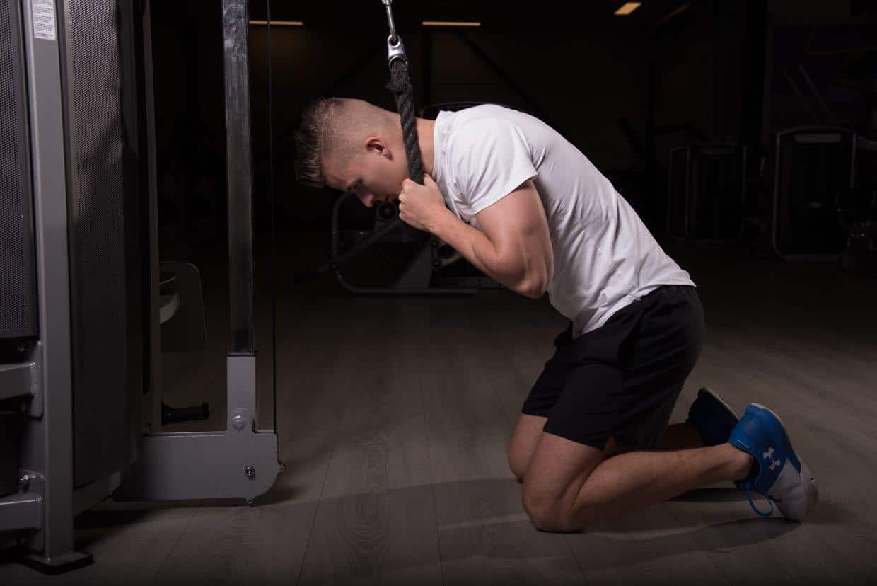 Cable Kneeling Crunch