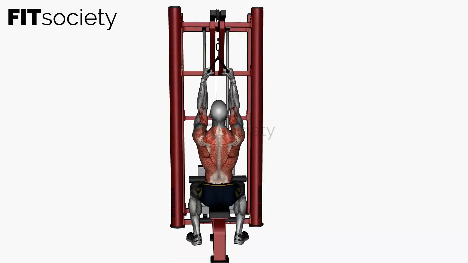 Tirage vertical avec barre en V
