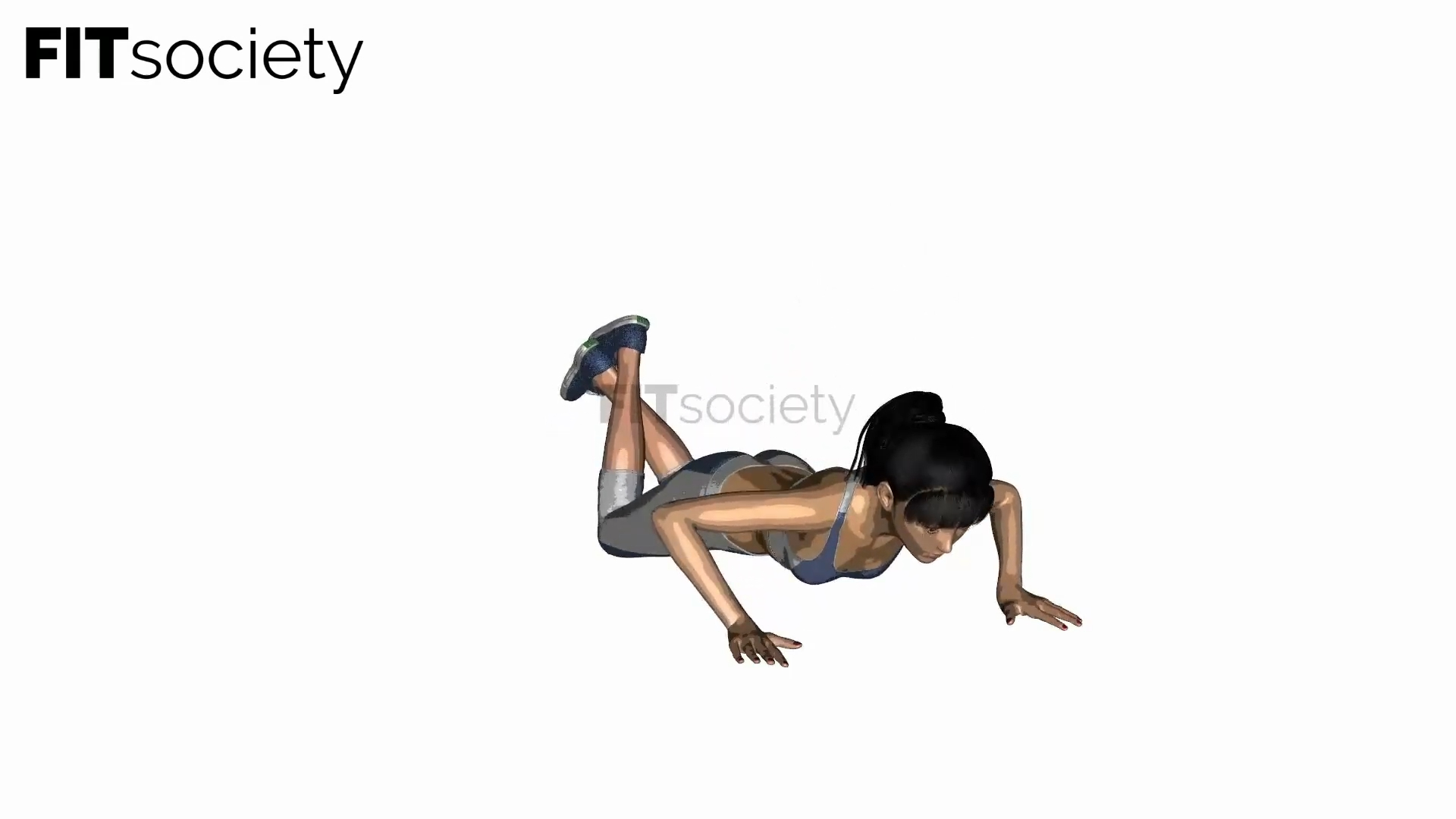 Wide Arm Knee Push Ups