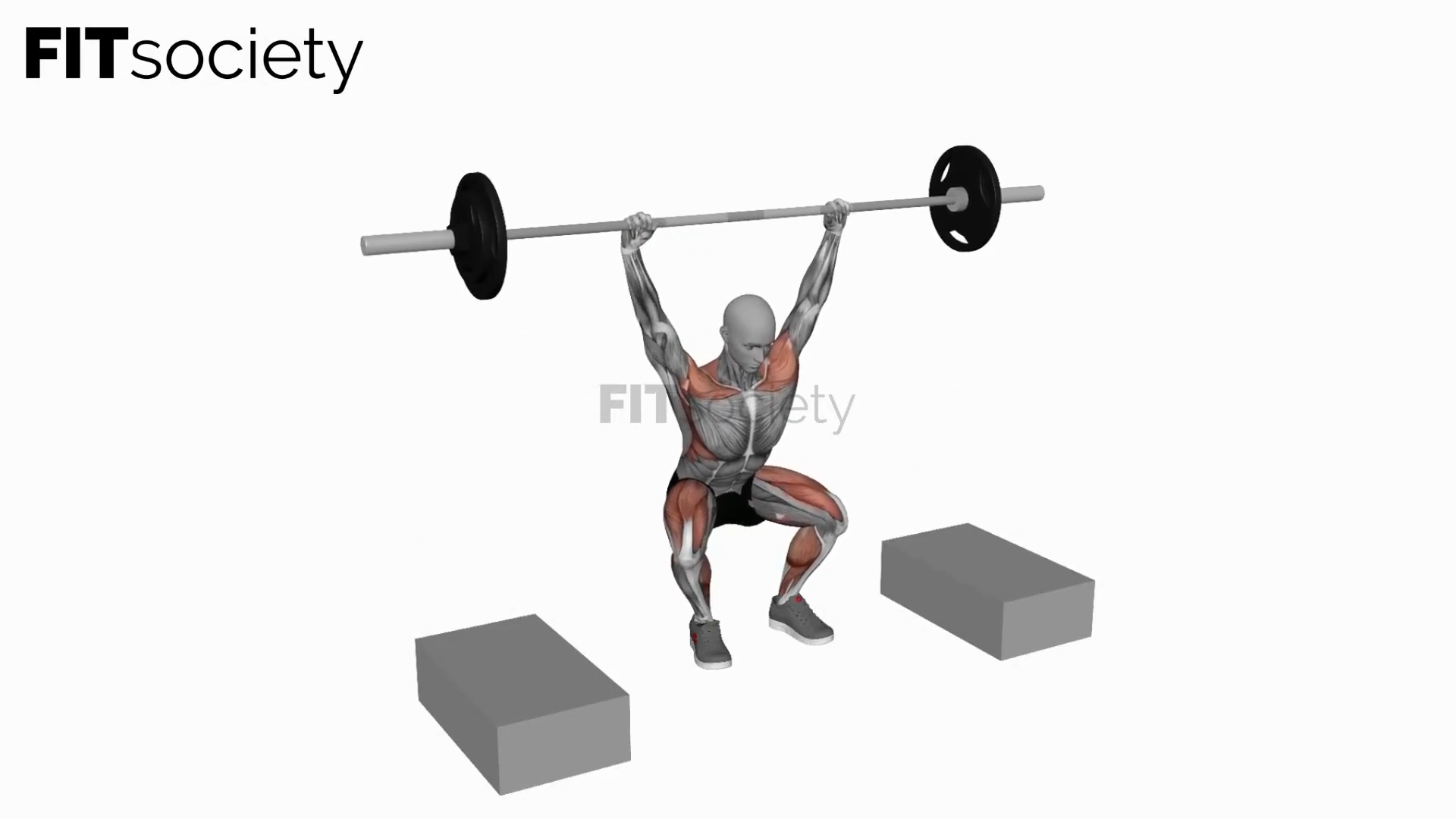 Barbell Snatch From Blocks