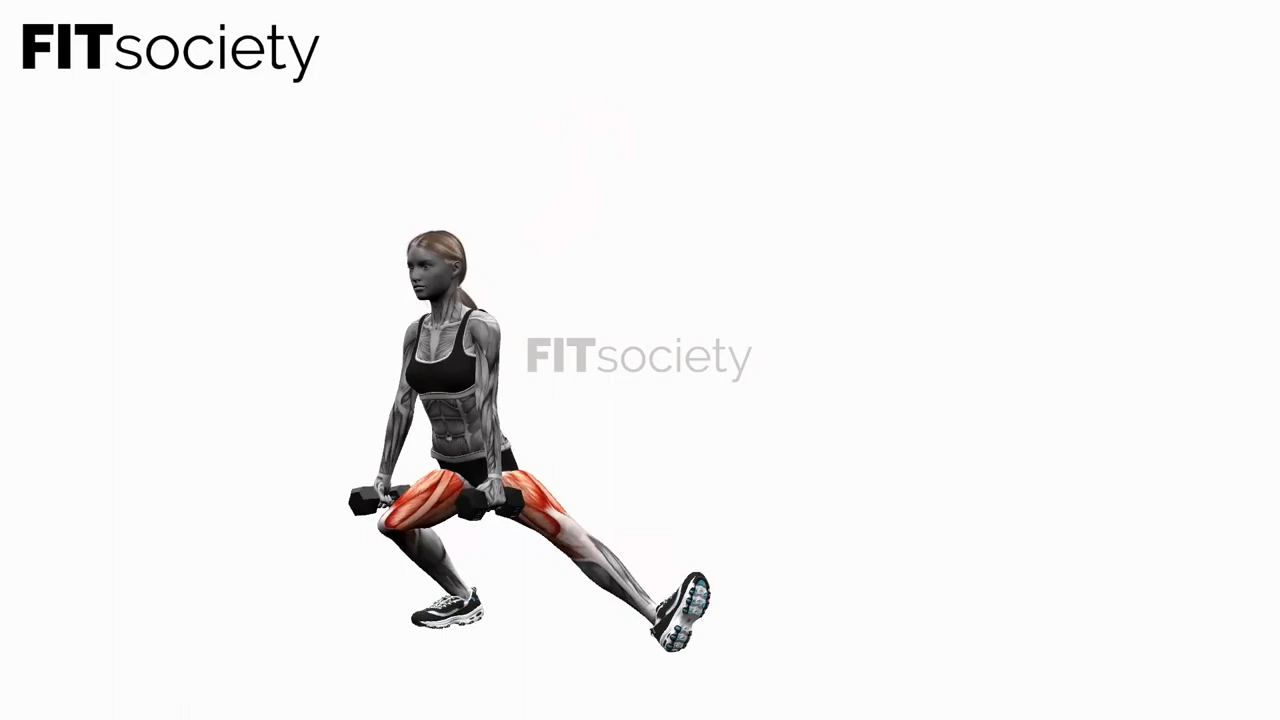 Alternating Dumbbell Side Lunge