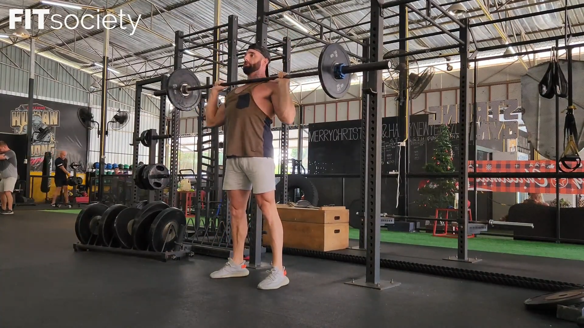 Standing Overhead Push Press