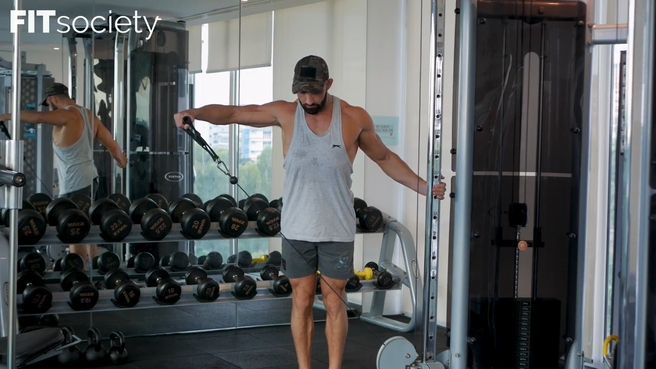 Cable Single Arm Lateral Raise