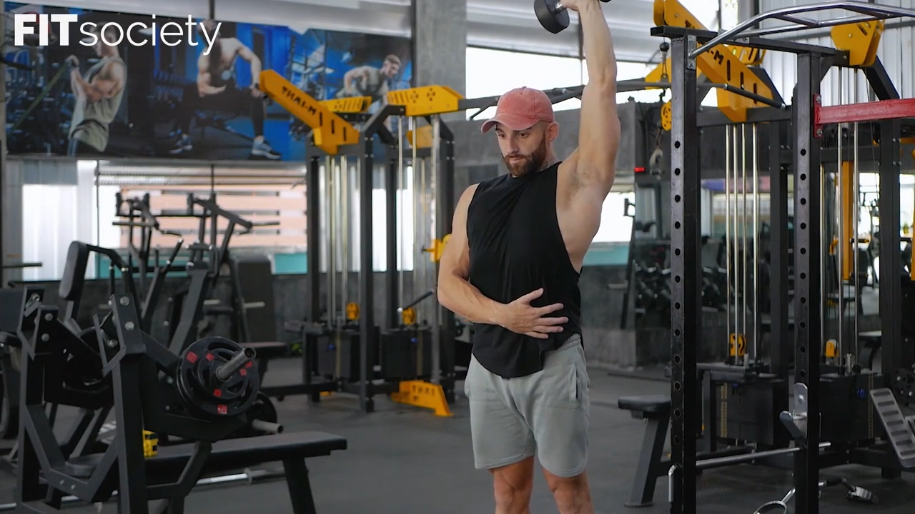 Single-Arm Dumbbell Triceps Extension